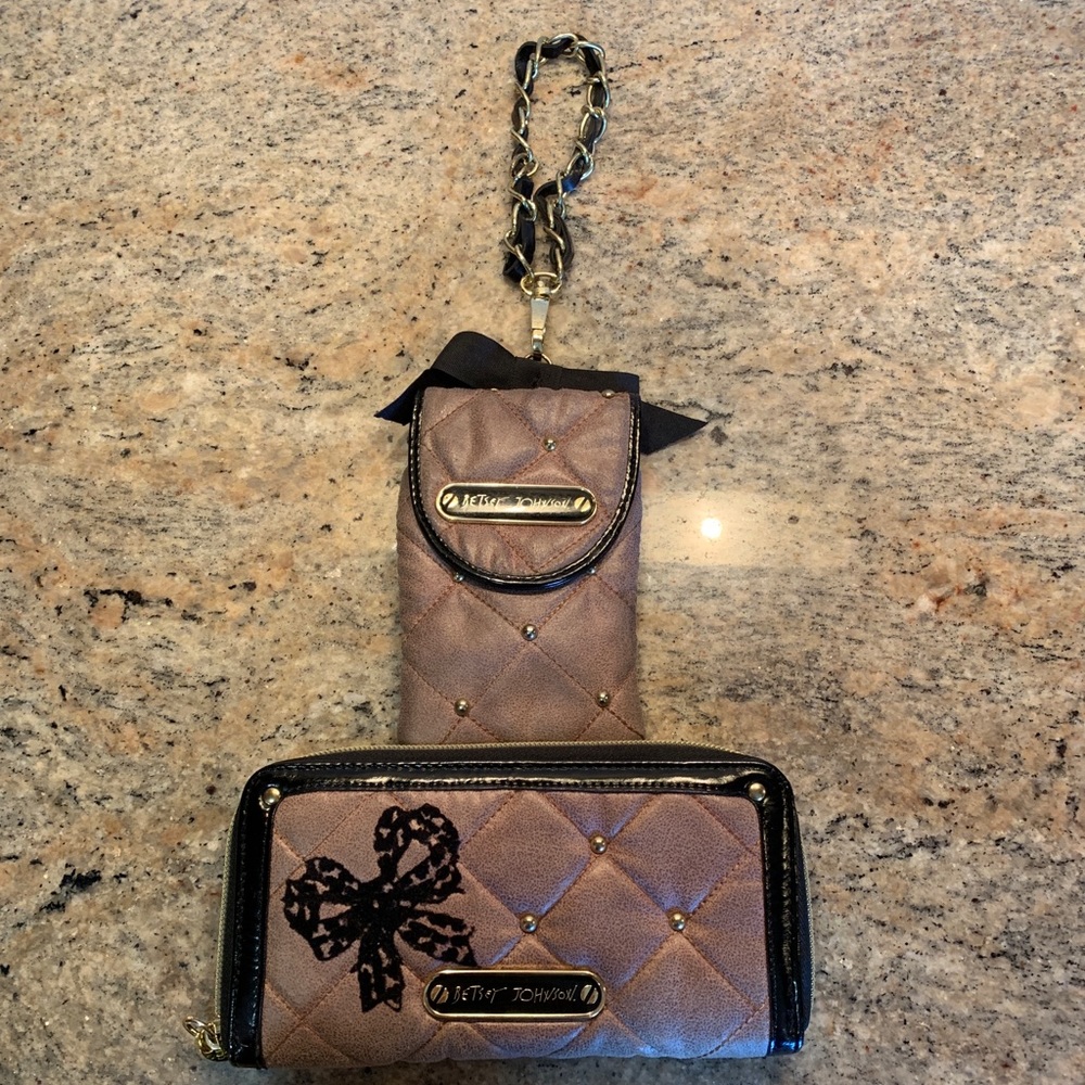 Betsey Johnson Wallet and Wristlet